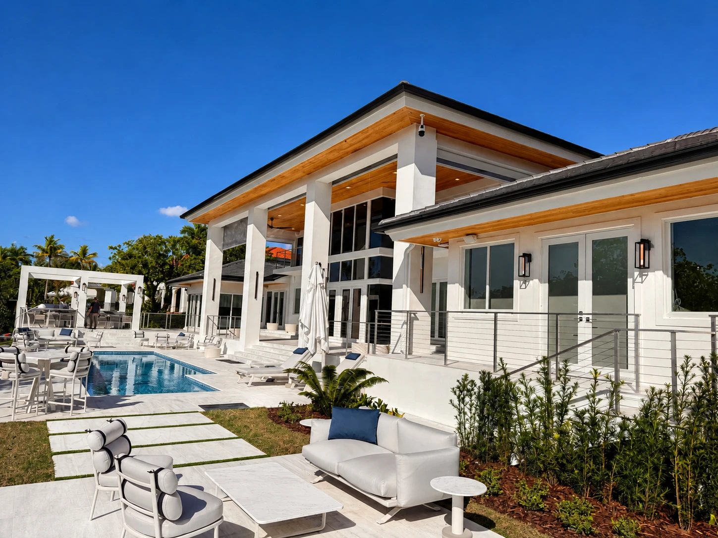 Outdoor living project photograph from Daxicon’s company portfolio
